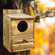 Owl Nesting Box Bird Feeder Paulownia Wood Acrylic – view 3