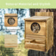 Owl Nesting Box Bird Feeder Paulownia Wood Acrylic – view 6