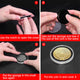 100pcs 46mm Clear Plastic Coin Holder Capsules Storage Box – view 3