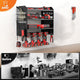 Power Tool Rack Organizer - Wall Mount Drill Holder, 4 Layers – view 5