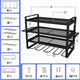 4-Layer Heavy Duty Drill Holder Wall Mount Tool Rack Organizer, – view 4