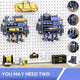 4-Layer Heavy Duty Drill Holder Wall Mount Tool Rack Organizer, – view 8