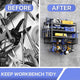 4-Layer Heavy Duty Drill Holder Wall Mount Tool Rack Organizer, – view 9