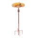 Solar Bird Bath Feeder Fountain Deck Post Mount – view 3