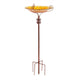 Solar Bird Bath Feeder Fountain Deck Post Mount – view 4
