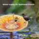 Solar Bird Bath Feeder Fountain Deck Post Mount – view 9