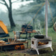 Stainless Steel Wood Burning Stove 1 Burner Camping BBQ with Chimney – view 6