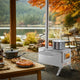 Stainless Steel Wood Burning Stove 1 Burner Camping BBQ with Chimney – view 7