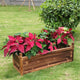 Large Raised Garden Bed Wooden Planter 90x30x33cm – view 5