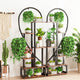 6 Tier Corner Plant Stand Metal & MDF Ladder Shelf Rack – view 4