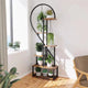 6 Tier Corner Plant Stand Metal & MDF Ladder Shelf Rack – view 7