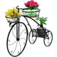 Iron Tricycle Plant Stand Pot Holder Black Solid Pattern – view 8