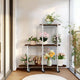 Plant Stand with Wheels Indoor Outdoor Flower Rack Display – view 3