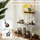 Plant Stand with Wheels Indoor Outdoor Flower Rack Display – view 4