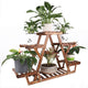 Wooden 6 Tier Plant Stand A-Frame Flower Pot Display Organizer – view 4