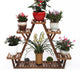 Wooden 6 Tier Plant Stand A-Frame Flower Pot Display Organizer – view 5