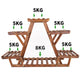 Wooden 6 Tier Plant Stand A-Frame Flower Pot Display Organizer – view 8