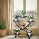 Rolling Metal Plant Stand Indoor Outdoor Garden Display Shelf – view 3
