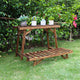 Pine Wood 3pcs Plant Stand Ladder Garden Flower Display – view 4
