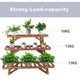 Pine Wood 3pcs Plant Stand Ladder Garden Flower Display – view 10