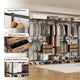 XXL Heavy Duty Wardrobe Closet w/ Shelf, Drawer & Rack – view 4