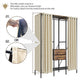 XXL Heavy Duty Wardrobe Closet w/ Shelf, Drawer & Rack – view 5