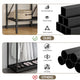 XXL Heavy Duty Wardrobe Closet w/ Shelf, Drawer & Rack – view 8