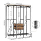 XXL Heavy Duty Wardrobe Closet w/ Shelf, Drawer & Rack – view 10