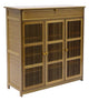 Wooden Shoe Rack XL 4 Tier 3 Doors Drawers Shelves Cabinet Organizer – view 9