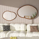 Large Art Deco Asymmetrical Wall Mirror 74.3x110cm – view 3