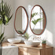 Large Art Deco Asymmetrical Wall Mirror 74.3x110cm – view 5
