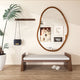 Small Art Deco Asymmetrical Wall Mirror 56x82cm – view 5