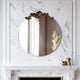 Baroque Antique Round Mirror 70x74.5 cm – view 2