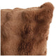 Luxe Faux Fur Cushion 55 x 55cm Light Brown – view 2