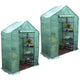 Walk-in Greenhouse 2 Tier Twin Pack, 195 x 143 x 73 cm – view 2