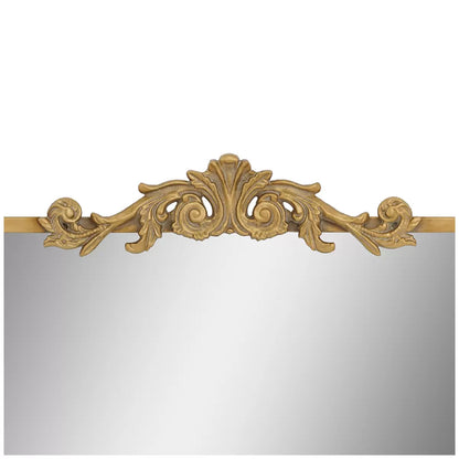 Wall mirror Decorative cast iron scroll applique