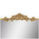 Wall mirror Decorative cast iron scroll applique – view 3