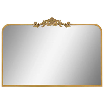 Wall mirror Decorative cast iron scroll applique