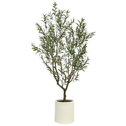 Artificial Olive Tree In French Crock Pot 2M