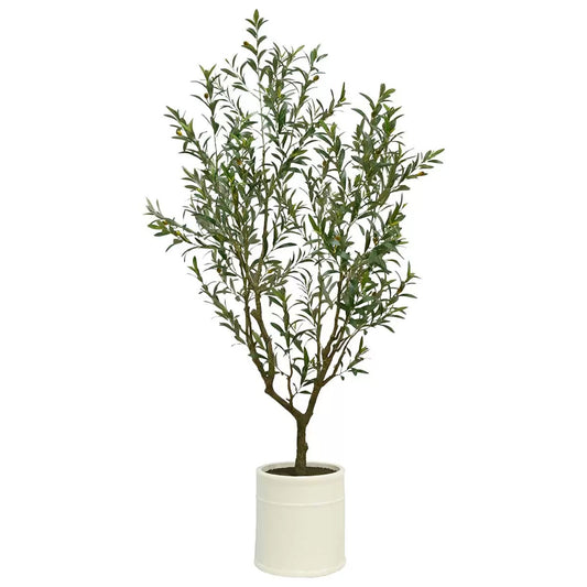 Artificial Olive Tree In French Crock Pot 2M