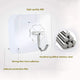 24 Packs Heavy Duty Adhesive Hooks Kitchen Wall Hooks – view 4