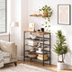 5-Tier Shoe Rack, Industrial Shoe Organizer Storage Bench – view 8