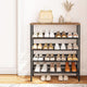 5-Tier Shoe Rack, Industrial Shoe Organizer Storage Bench – view 9