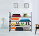 4-Tier Stainless Steel Shoe Rack Storage Organizer to Hold up to 20 Pairs of Shoes (80cm, Black) – view 6