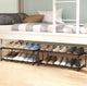 4-Tier Stainless Steel Shoe Rack Storage Organizer to Hold up to 20 Pairs of Shoes (80cm, Black) – view 7