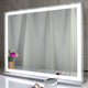 Hollywood LED Makeup Mirror 72x56cm, Smart Touch, 3 Colors Dimmable, 10X Magnifying, Wall/Desktop Use – view 2
