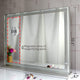 Hollywood LED Makeup Mirror 72x56cm, Smart Touch, 3 Colors Dimmable, 10X Magnifying, Wall/Desktop Use – view 3