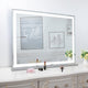 Hollywood LED Makeup Mirror 72x56cm, Smart Touch, 3 Colors Dimmable, 10X Magnifying, Wall/Desktop Use – view 8