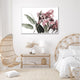 Wall Art 70cmx100cm Eucalyptus in Bloom White Frame Canvas – view 2