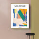 Wall Art 70cmx100cm Abstract colour by Henri Matisse Gold Frame Canvas – view 2